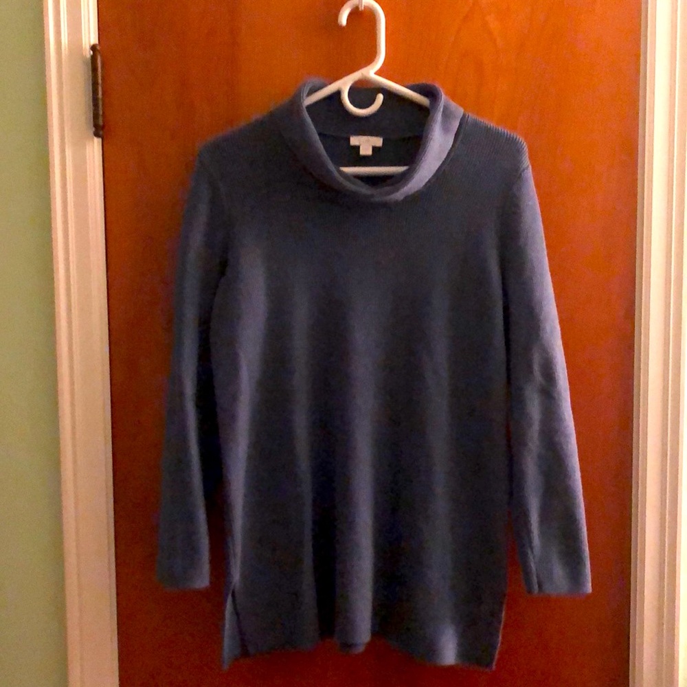 J. Jill. High quality blue cotton sweater by J. Jill. Size S Full cut
